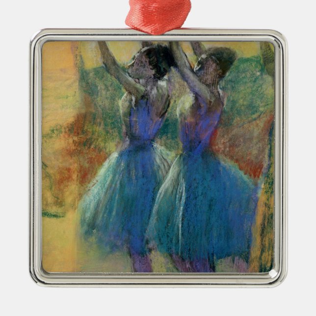 Adorno Metálico Edgar Degas el | dos bailarines azules (Frente)