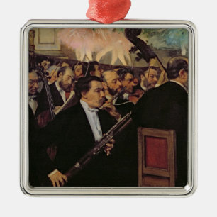 Adorno Metálico Edgar Degas el   la orquesta de la ópera, c.1870