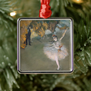 Adorno Metálico Edgar Degas   Estrella o bailarina en el escenario