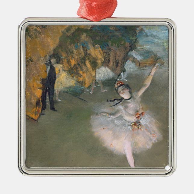 Adorno Metálico Edgar Degas | Estrella o bailarina en el escenario (Frente)