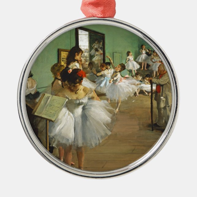 Adorno Metálico Edgar Degas La Clase De Baile (Frente)