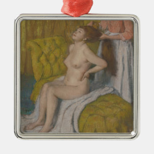 Adorno Metálico Edgar Degas   Mujer Con El Pelo Compuesto