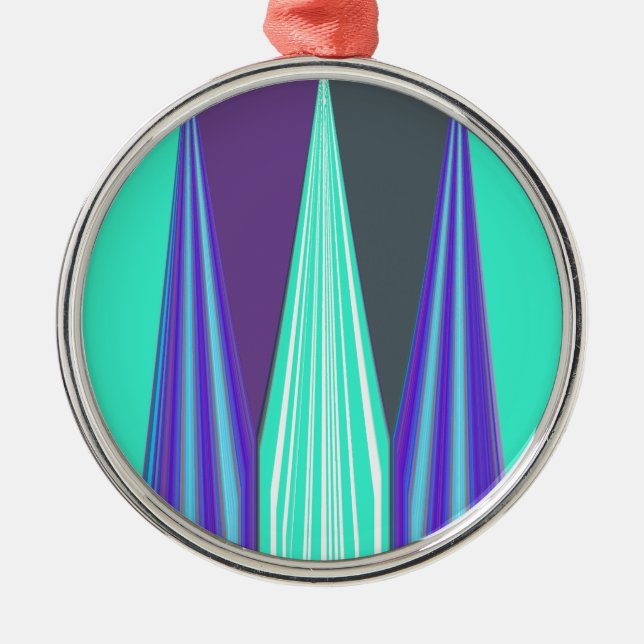 Adorno Metálico Edgy Blue art (Frente)