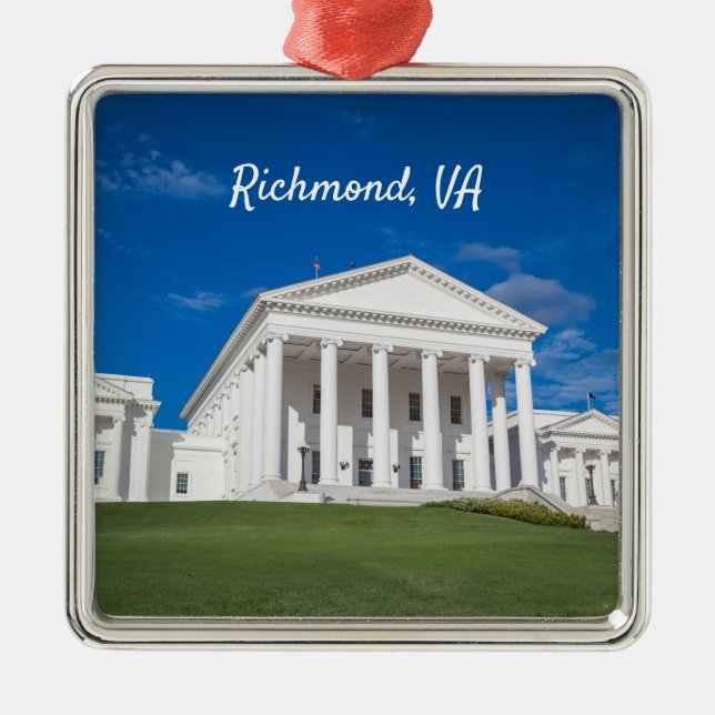 Adorno Metálico Edificio del Capitolio del Estado de Virginia (Frente)