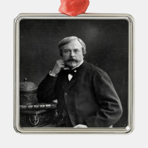 Adorno Metálico Edmond de Goncourt
