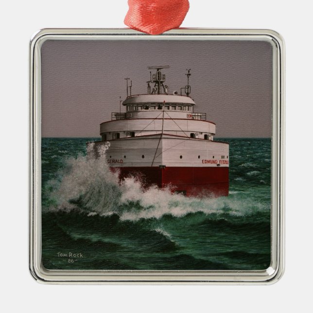 Adorno Metálico Edmund Fitzgerald by Tom Rock (Frente)