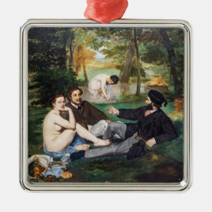 Adorno Metálico Edouard Manet - Almuerzo en el césped