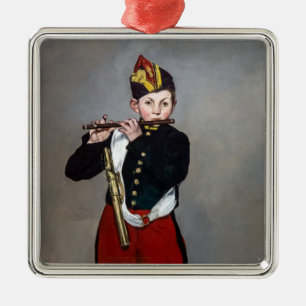 Adorno Metálico Edouard Manet - El Gaitero / Joven Flautista