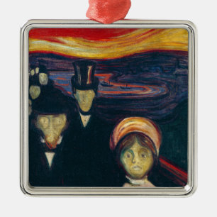 Adorno Metálico Edvard Munch - Ansiedad