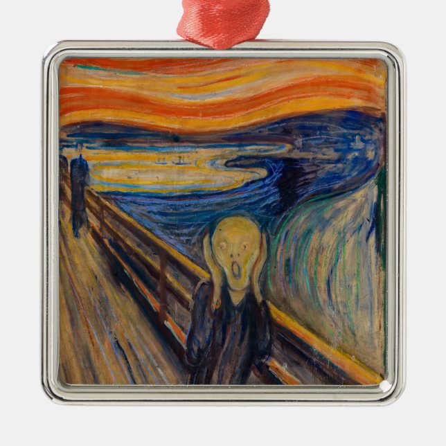 Adorno Metálico Edvard Munch - El Grito 1893 (Frente)