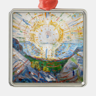 Adorno Metálico Edvard Munch - The Sun 1912