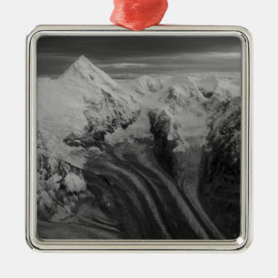 Adorno Metálico EE. UU., Alaska, Parque Nacional Denali, Vista aér