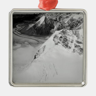 Adorno Metálico EE. UU., Alaska, Parque Nacional Denali, Vista aér