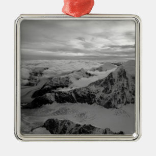 Adorno Metálico EE. UU., Alaska, Parque Nacional Denali, Vista aér