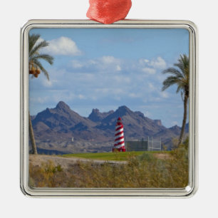 Adorno Metálico EE. UU., Arizona, Lake Havasu City. Faro junto