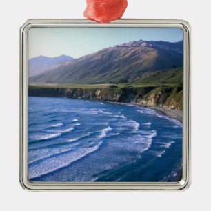 Adorno Metálico EE.UU., California, Big Sur, bahía a lo largo de 