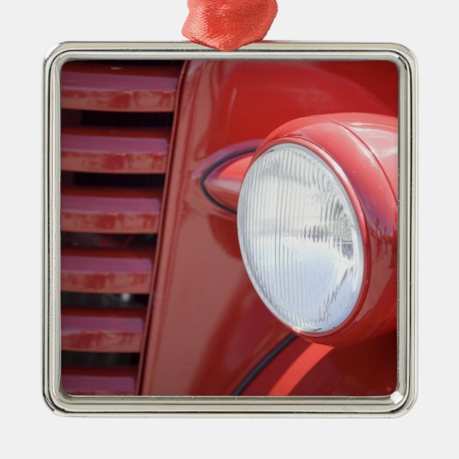 Adorno Metálico EE.UU., Maine, Cabeza de búho. Faro y parcial (Frente)