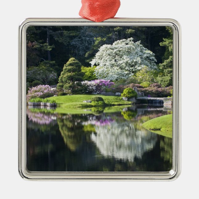 Adorno Metálico EE.UU., Maine, puerto noreste. Vista de Asticou (Frente)