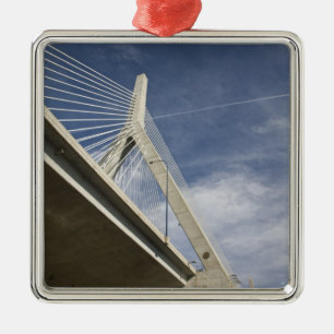 Adorno Metálico EE.UU., Massachusetts, Boston. El Puente Zakim.