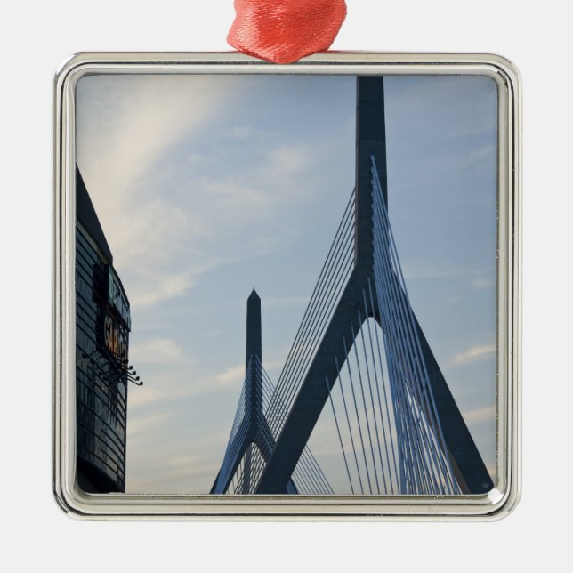 Adorno Metálico EE.UU., Massachusetts, Boston. El Puente Zakim.2 (Frente)