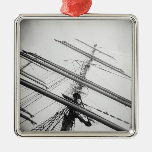 Adorno Metálico EE.UU., Massachusetts, Boston. Mastres de barcos a (Frente)