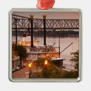Adorno Metálico EE. UU., Mississippi, Natchez. Natchez Under the