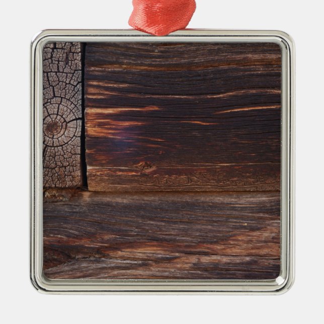 Adorno Metálico EE.UU., Salmon, Idaho, Log Cabin (Frente)