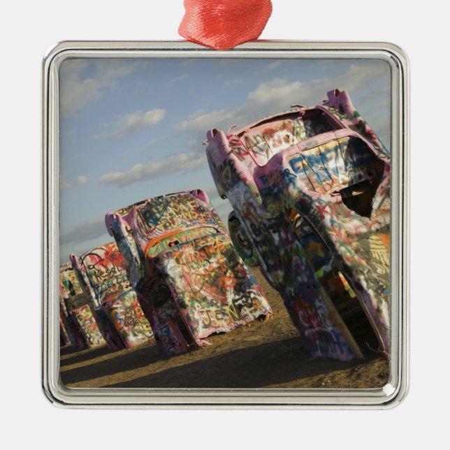 Adorno Metálico EE.UU., TEXAS, Área Panhandle, Amarillo: Cadillac (Frente)