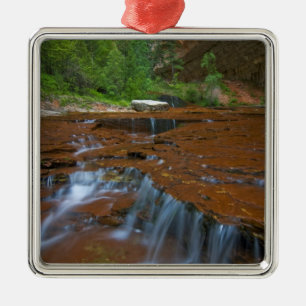 Adorno Metálico EE.UU., Utah, Parque Nacional Zion. Escena de