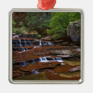Adorno Metálico EE. UU., Utah, Parque Nacional Zion. Escénico desd