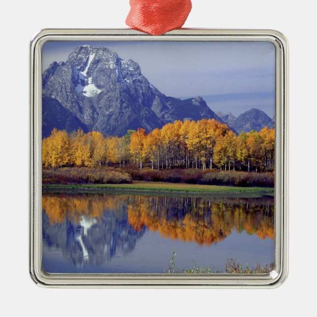 Adorno Metálico EE.UU., Wyoming, Parque Nacional Grand Teton. Mt. (Frente)
