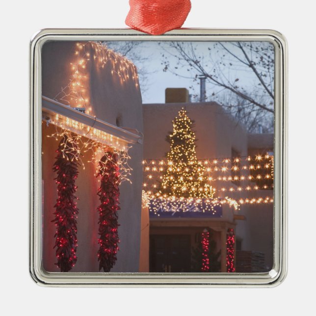 Adorno Metálico EEUU, Nuevo México, Santa Fe: Galería Canyon Road (Frente)