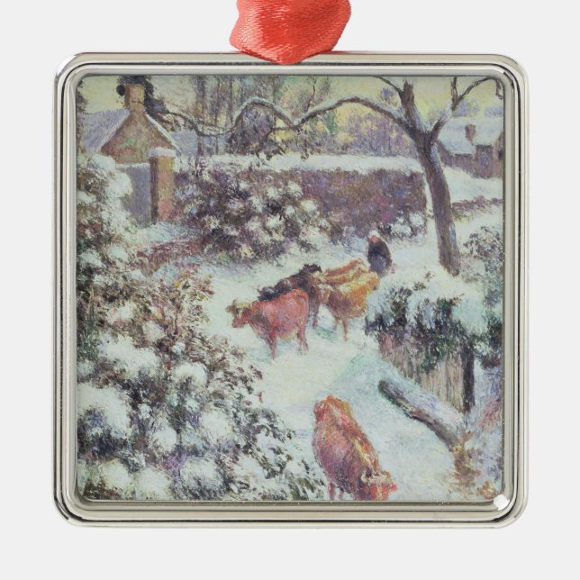 Adorno Metálico Effet de Neige un Montfoucault, 1882 (Frente)