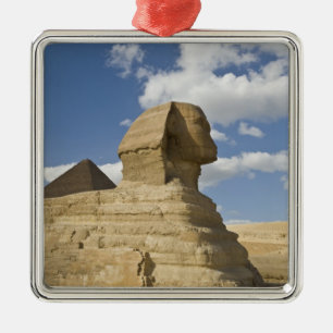 Adorno Metálico Egipto, Giza. La gran Sfinx se eleva sobre la