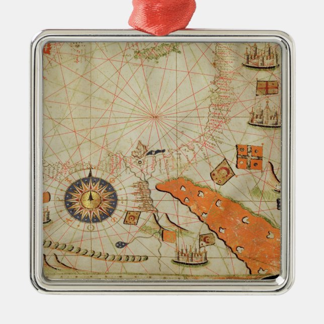 Adorno Metálico Egipto y el Mar Rojo (Frente)