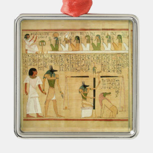 Adorno Metálico Egypt-Hieroglyphs Metal Ornament