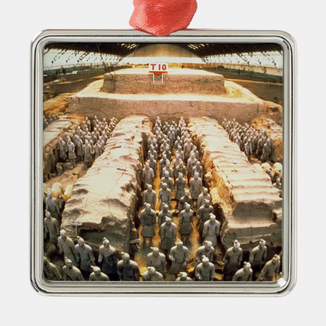 Adorno Metálico Ejército de la terracota, dinastía de Qin, 210 (Frente)