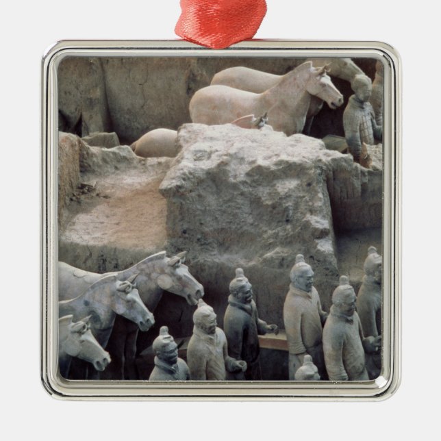 Adorno Metálico Ejército de la terracota, dinastía de Qin, 210 (Frente)