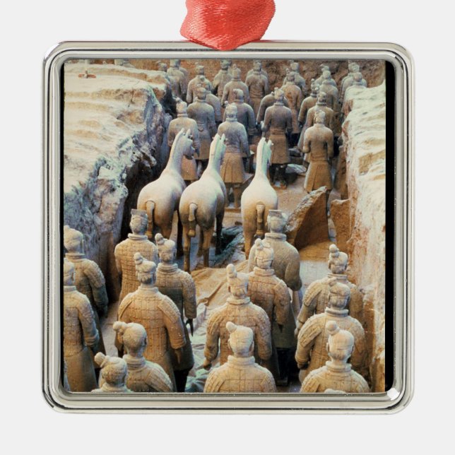 Adorno Metálico Ejército de Terracota, dinastía Qin, 210 a.C. (Frente)