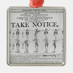 Adorno Metálico Ejército del EE. UU. que recluta mostrando