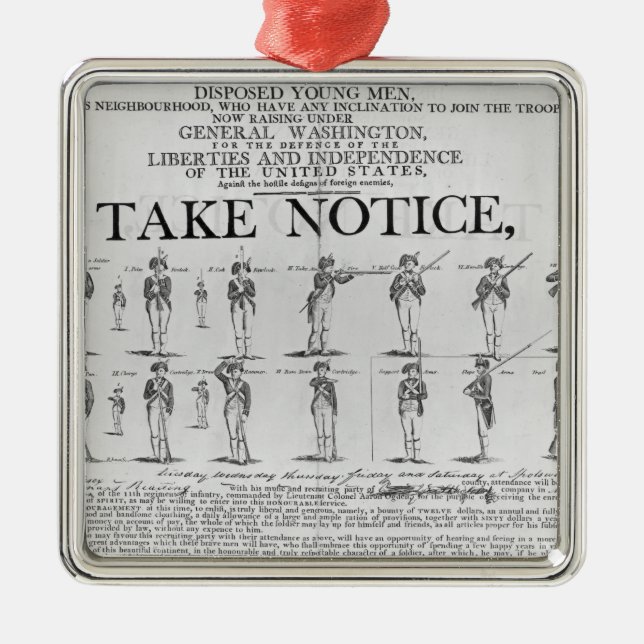 Adorno Metálico Ejército del EE. UU. que recluta mostrando (Frente)