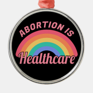 Adorno Metálico El aborto es atención médica II