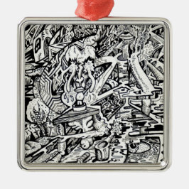 Adorno Metálico El Adepto, o, una transfiguración extravagante