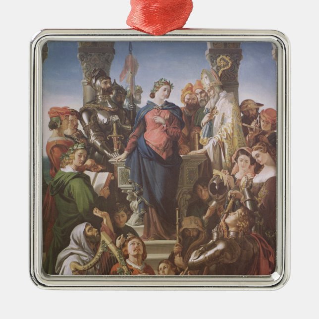 Adorno Metálico El alcohol de la caballerosidad, c.1845 (Frente)