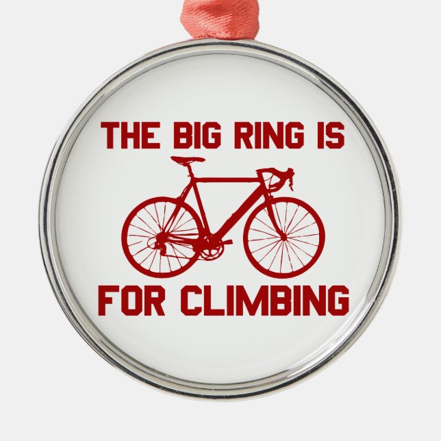 Adorno Metálico El Anillo Grande Es Para Escalar (Frente)