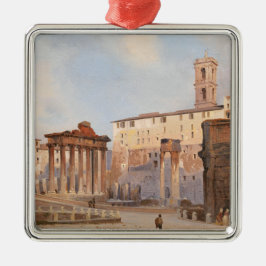 Adorno Metálico El antiguo Foro Romano (de Ippolito Caffi)