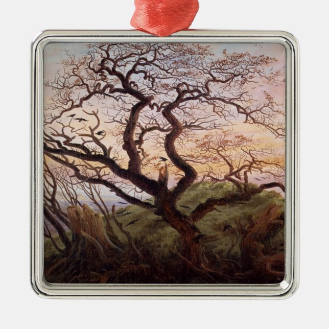 Adorno Metálico El árbol de cuervos, 1822 (Frente)