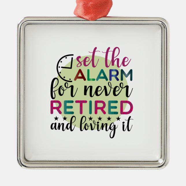 Adorno Metálico El Arte De Los Maestros Establece La Alarma Para N (Frente)