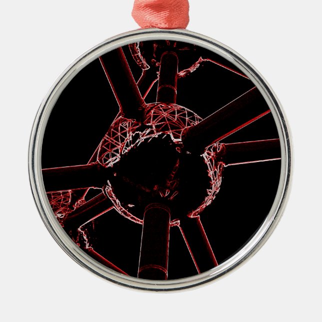 Adorno Metálico El Atomium (Frente)