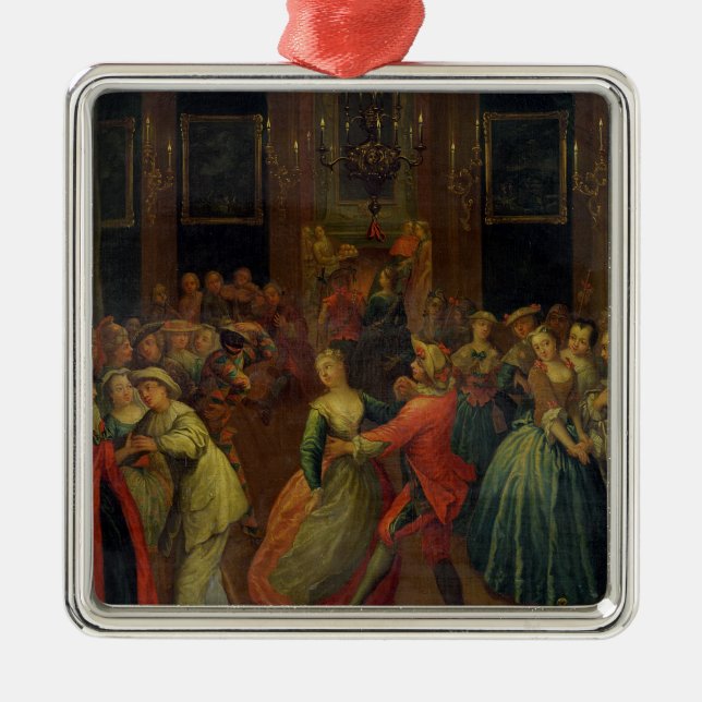 Adorno Metálico El baile de disfraces (Frente)